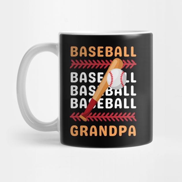 My Favorite Baseball Player Calls Me Grandpa Gift for Baseball Grandfather by BoogieCreates